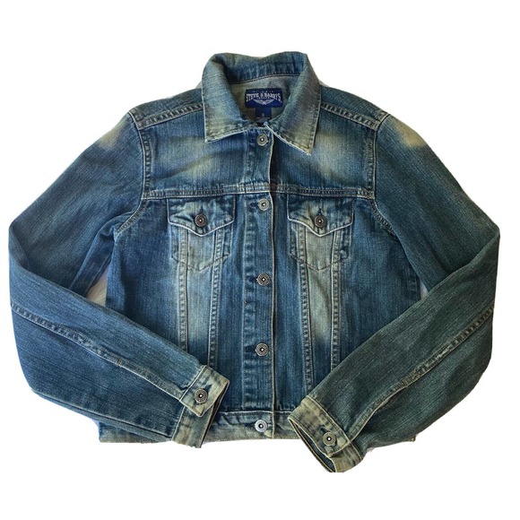 Steve & Barry's Jackets & Blazers - Steve & Barry’s Denim Jean Jacket Women’s (S) Small Blue 100% Cotton Festival